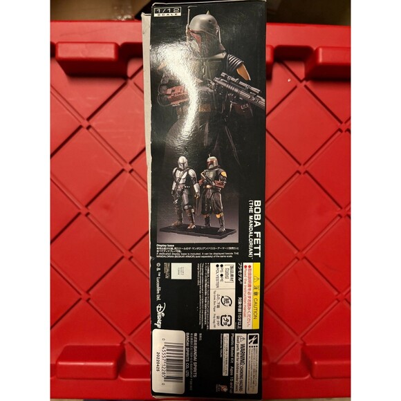 Bandai Star Wars The Mandalorian 1/12 Scale Plastic Model Kit Boba Fett - Picture 3 of 6